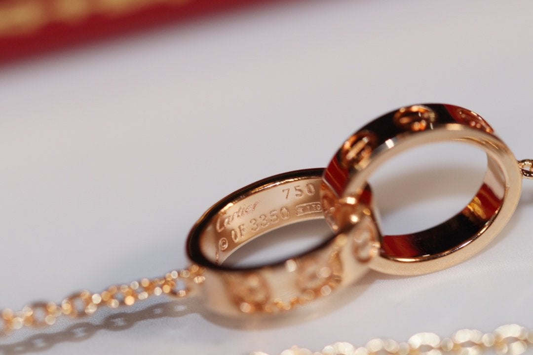 ¡®Glow Jewelry¡¯LOVE NECKLACE PINK GOLD AND SILVER