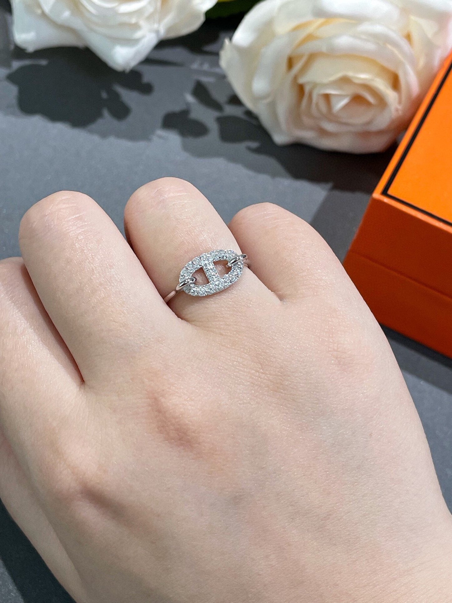 „Glow Jewelry“ RONDE KLEINER DIAMANTRING
