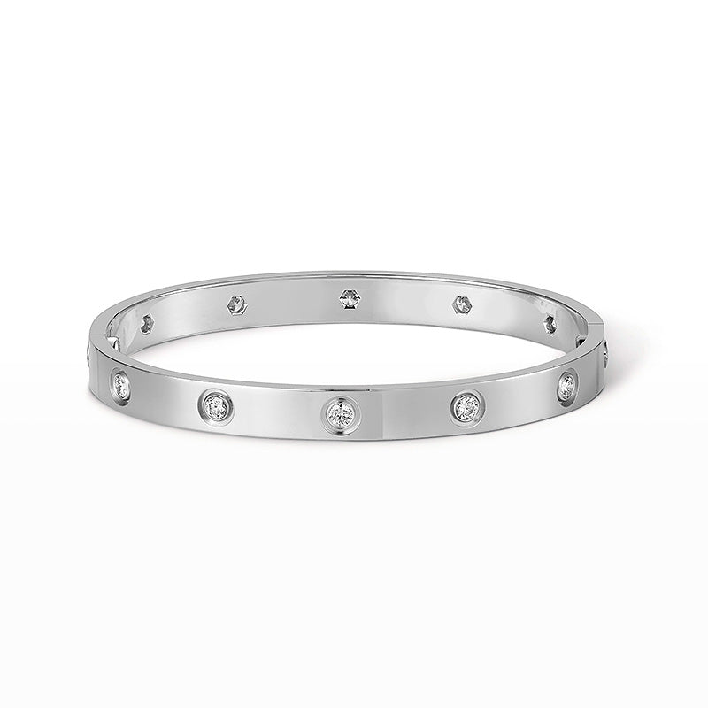 ¡®Glow Jewelry¡¯LOVE BRACELET 6.1MM 10 DIAMONDS