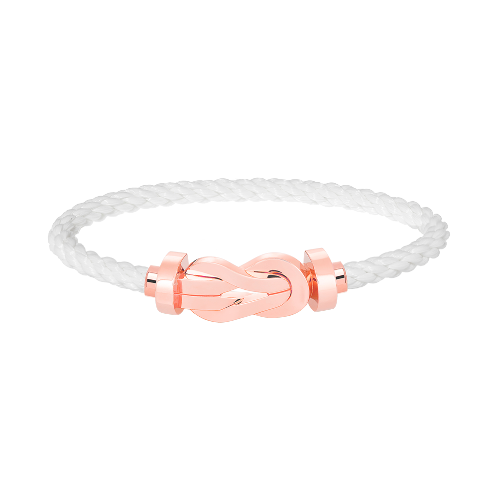 ¡®Glow Jewelry¡¯CHANCE LARGE 8 FIGURE BUCKLE NO DIAMOND BRACELET ROSE GOLD