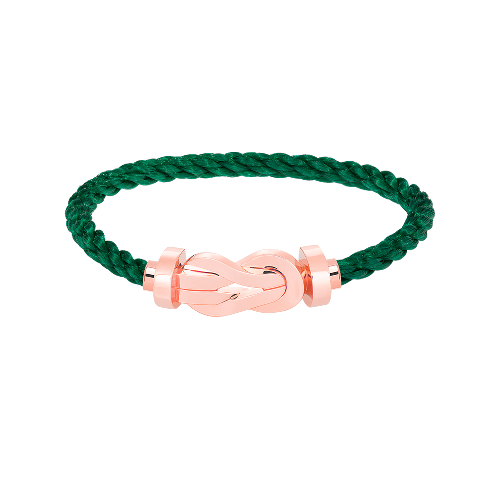[Glow Jewelry]CHANCE LARGE 8 FIGURE BUCKLE NO DIAMOND BRACELET ROSE GOLD