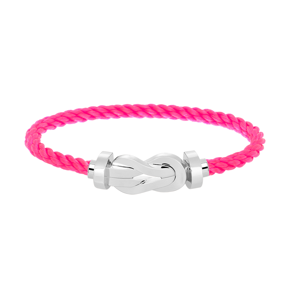 [Glow Jewelry]CHANCE LARGE 8 FIGURE BUCKLE NO DIAMOND BRACELET SILVER