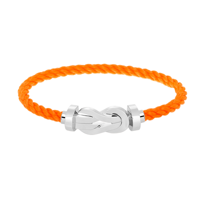 [Glow Jewelry]CHANCE LARGE 8 FIGURE BUCKLE NO DIAMOND BRACELET SILVER