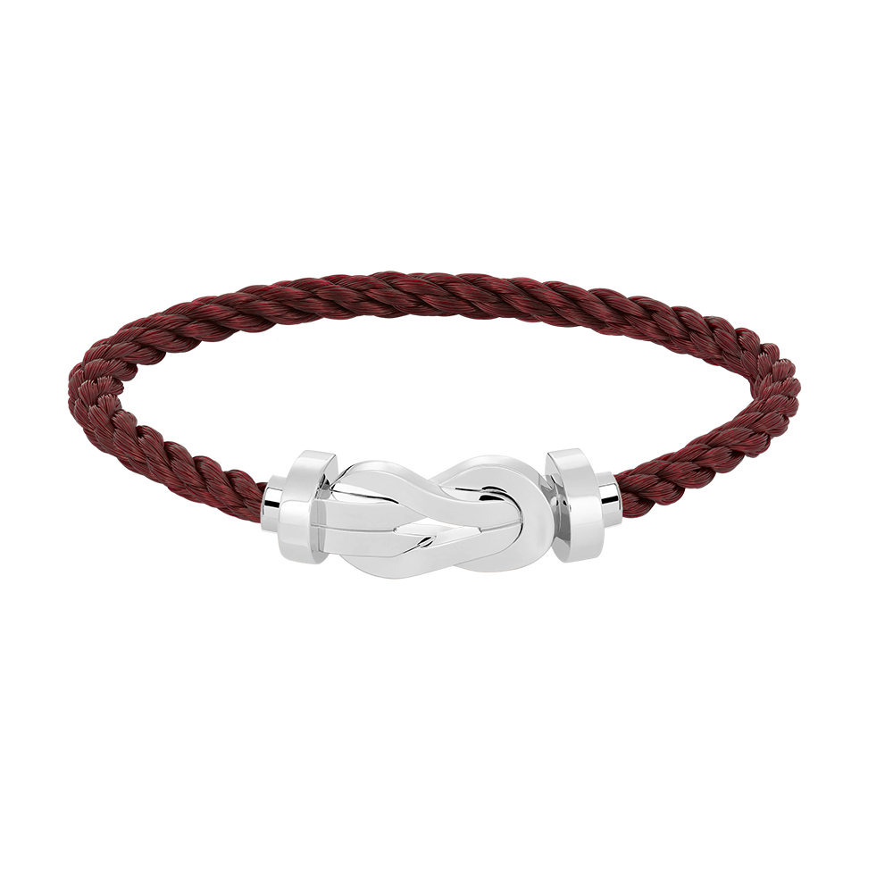 [Glow Jewelry]CHANCE LARGE 8 FIGURE BUCKLE NO DIAMOND BRACELET SILVER