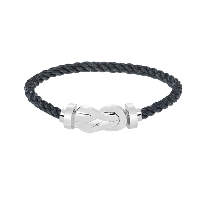 [Glow Jewelry]CHANCE LARGE 8 FIGURE BUCKLE NO DIAMOND BRACELET SILVER