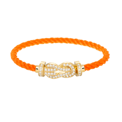 ¡®Glow Jewelry¡¯CHANCE LARGE 8 FIGURE BUCKLE FULLDIAMOND BRACELET GOLD