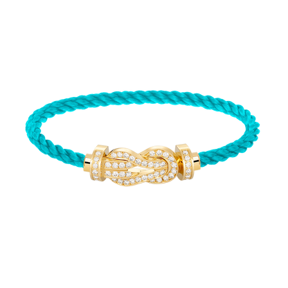 ¡®Glow Jewelry¡¯CHANCE LARGE 8 FIGURE BUCKLE FULLDIAMOND BRACELET GOLD