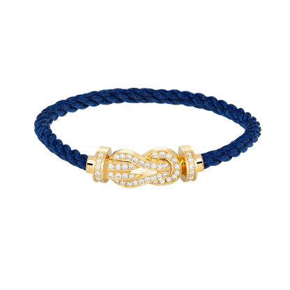 ¡®Glow Jewelry¡¯CHANCE LARGE 8 FIGURE BUCKLE FULLDIAMOND BRACELET GOLD