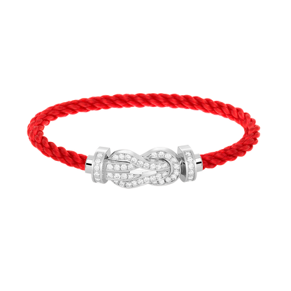 ¡®Glow Jewelry¡¯CHANCE LARGE 8 FIGURE BUCKLE FULL DIAMOND BRACELET SILVER