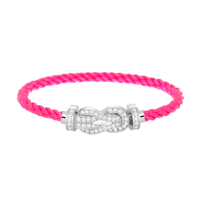 ¡®Glow Jewelry¡¯CHANCE LARGE 8 FIGURE BUCKLE FULL DIAMOND BRACELET SILVER