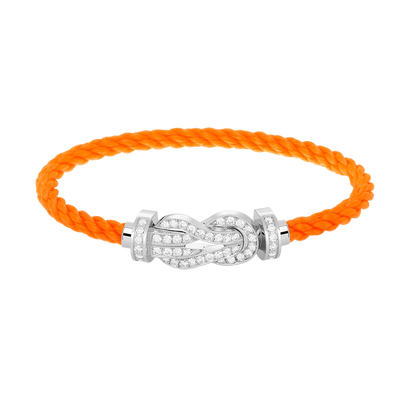 ¡®Glow Jewelry¡¯CHANCE LARGE 8 FIGURE BUCKLE FULL DIAMOND BRACELET SILVER