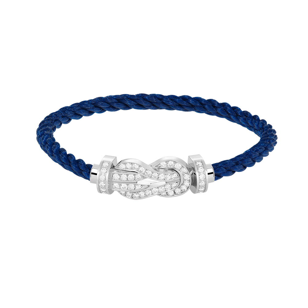 ¡®Glow Jewelry¡¯CHANCE LARGE 8 FIGURE BUCKLE FULL DIAMOND BRACELET SILVER
