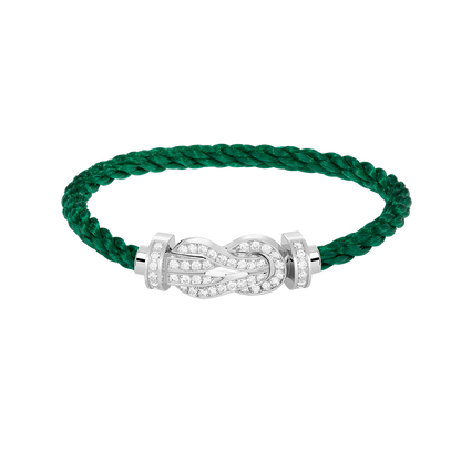 ¡®Glow Jewelry¡¯CHANCE LARGE 8 FIGURE BUCKLE FULL DIAMOND BRACELET SILVER