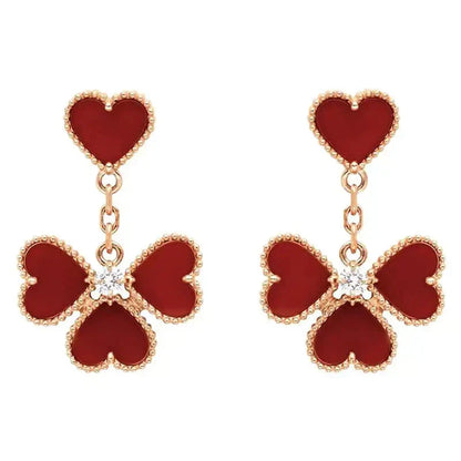¡®Glow Jewelry¡¯SWEET CLOVER CARNELIAN EARRINGS