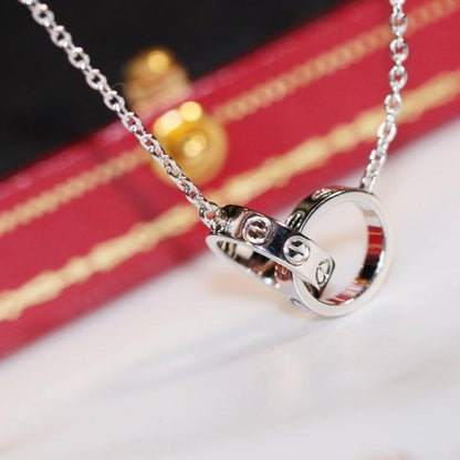 ¡®Glow Jewelry¡¯LOVE NECKLACE PINK GOLD AND SILVER