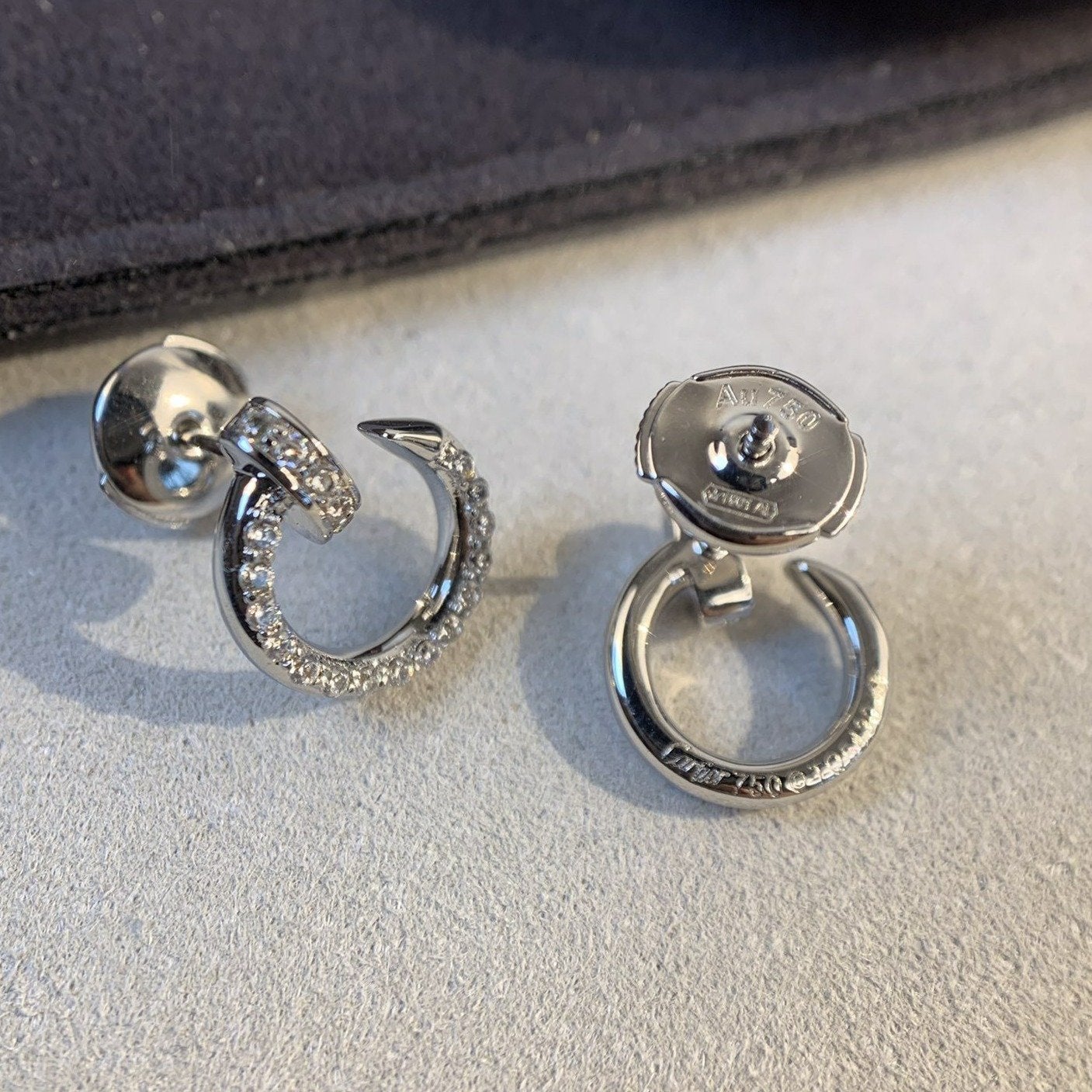 ¡®Glow Jewelry¡¯JUSTE EARRINGS SILVER DIAMONDS