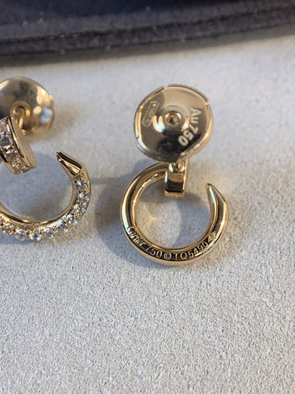 ¡®Glow Jewelry¡¯JUSTE EARRINGS GOLD DIAMONDS