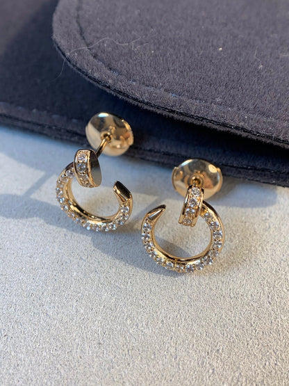 ¡®Glow Jewelry¡¯JUSTE EARRINGS GOLD DIAMONDS