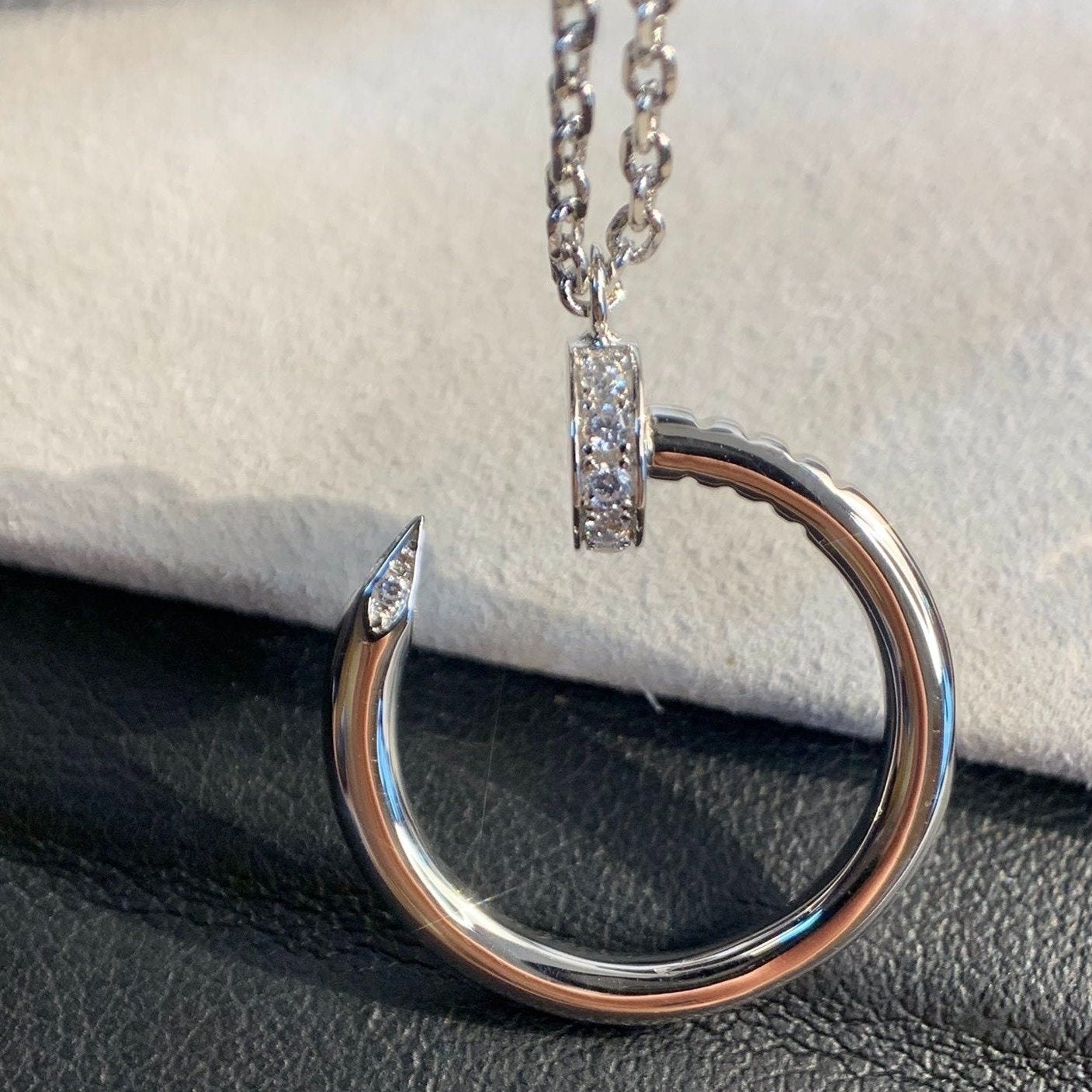 [Glow Jewelry]JUSTE NECKLACE SILVER