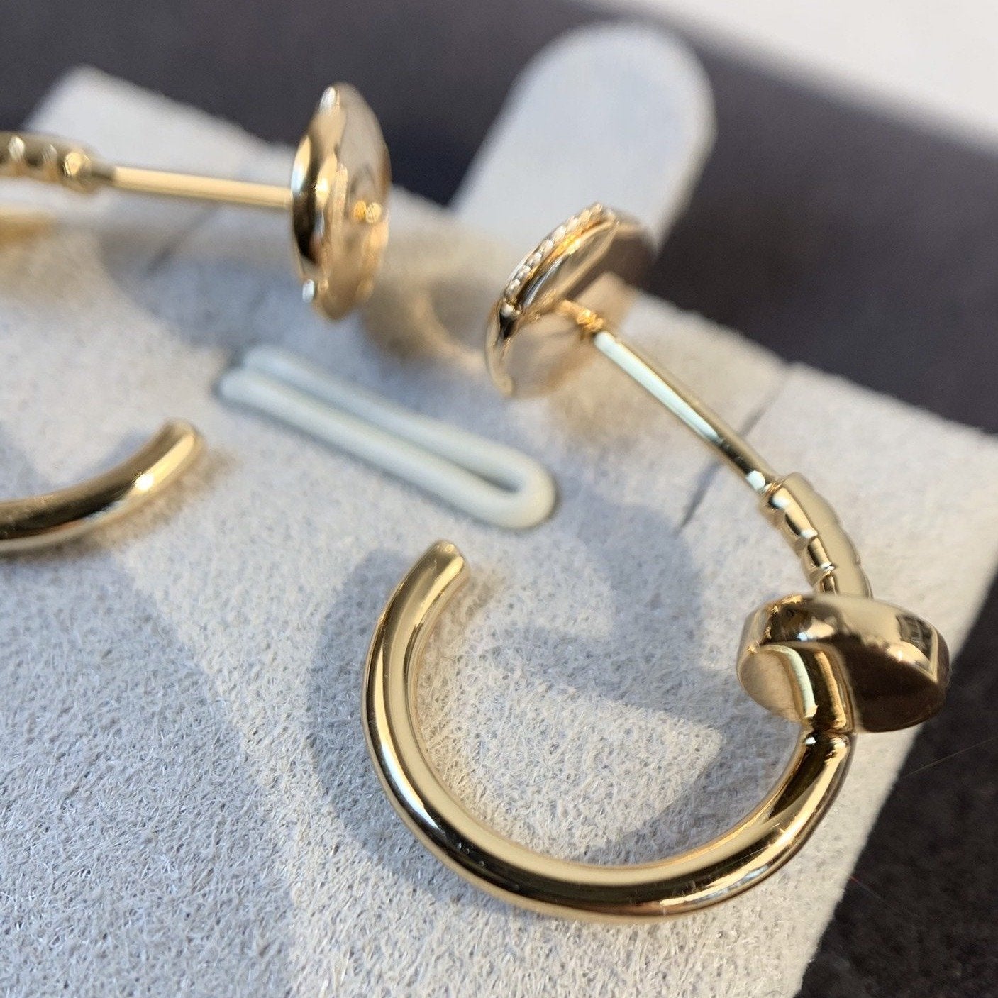 [Glow Jewelry]JUSTE EARRINGS PINK GOLD