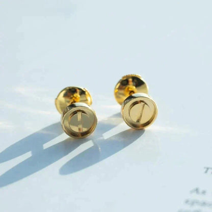 [Glow Jewelry]LOVE EARRINGS GOLD 10MM