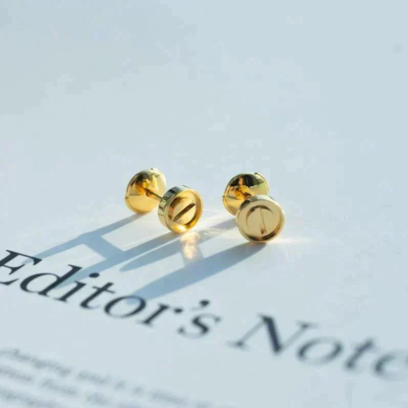 [Glow Jewelry]LOVE EARRINGS GOLD 10MM