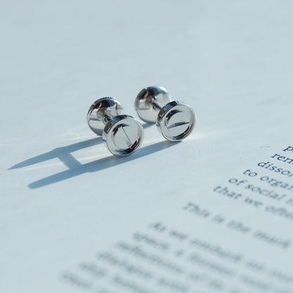 ¡®Glow Jewelry¡¯LOVE EARRINGS SILVER 10MM