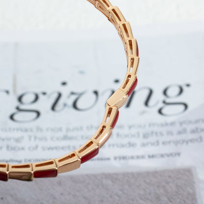 [Glow Jewelry]SERPENTI BRACELET PINK GOLD RUBELLITE
