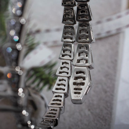 [Glow Jewelry]SERPENTI BRACELET 6MM SILVER DIAMOND