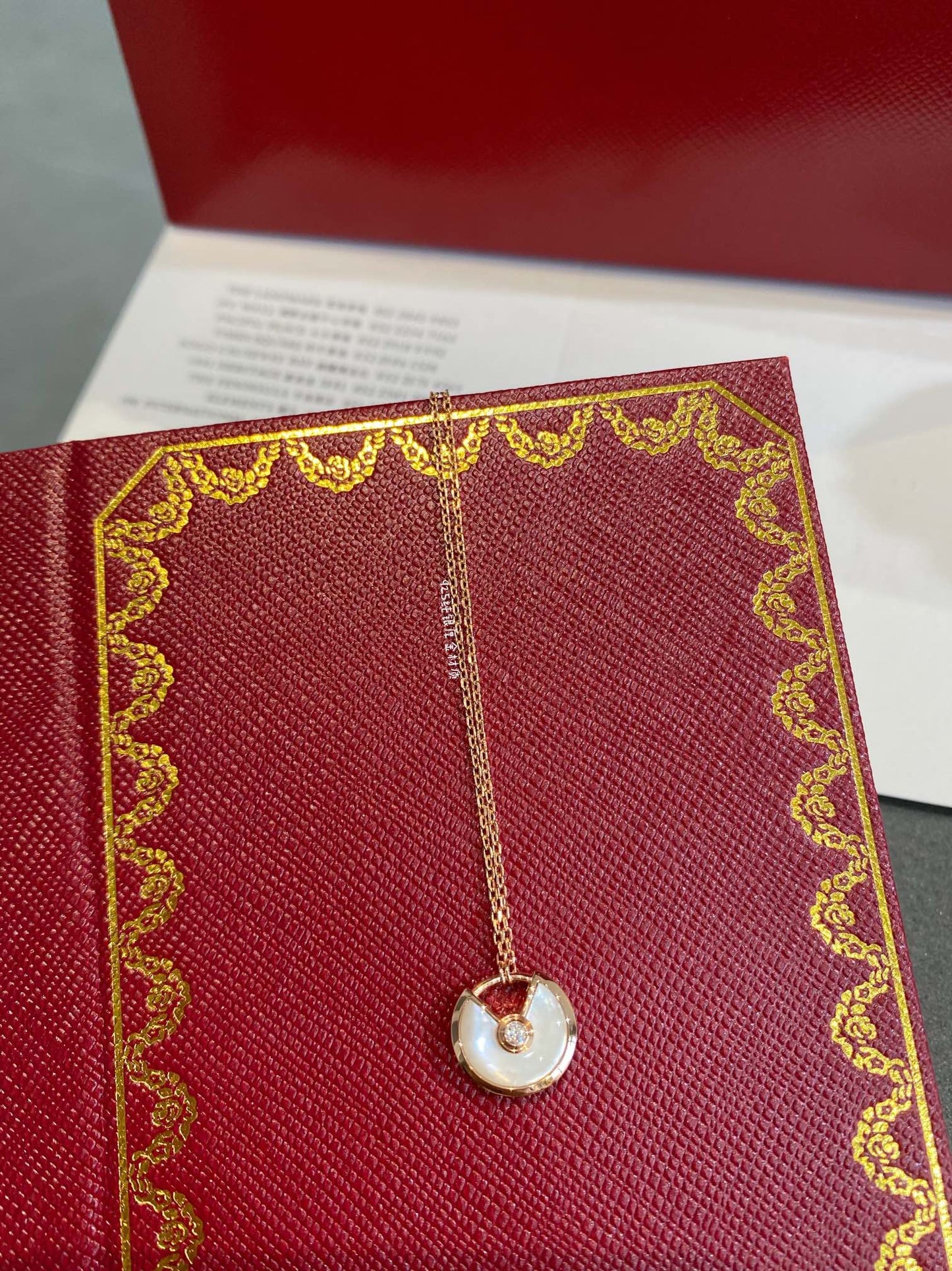 ¡®Glow Jewelry¡¯AMULETTE ROSE GOLD MOP NECKLACE