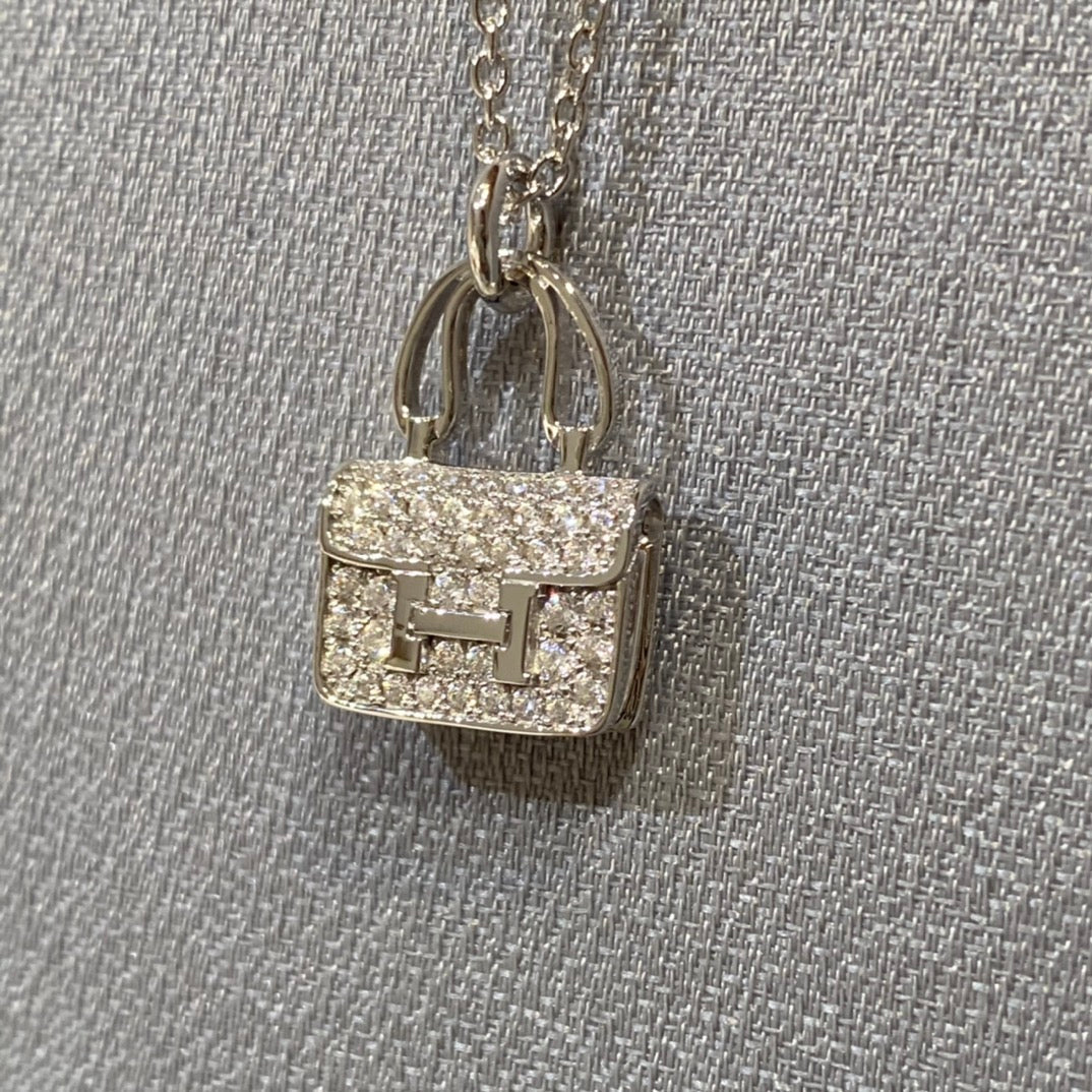 [Glow Jewelry]CONSTANCE PEDANT DIAMOND NECKLACE