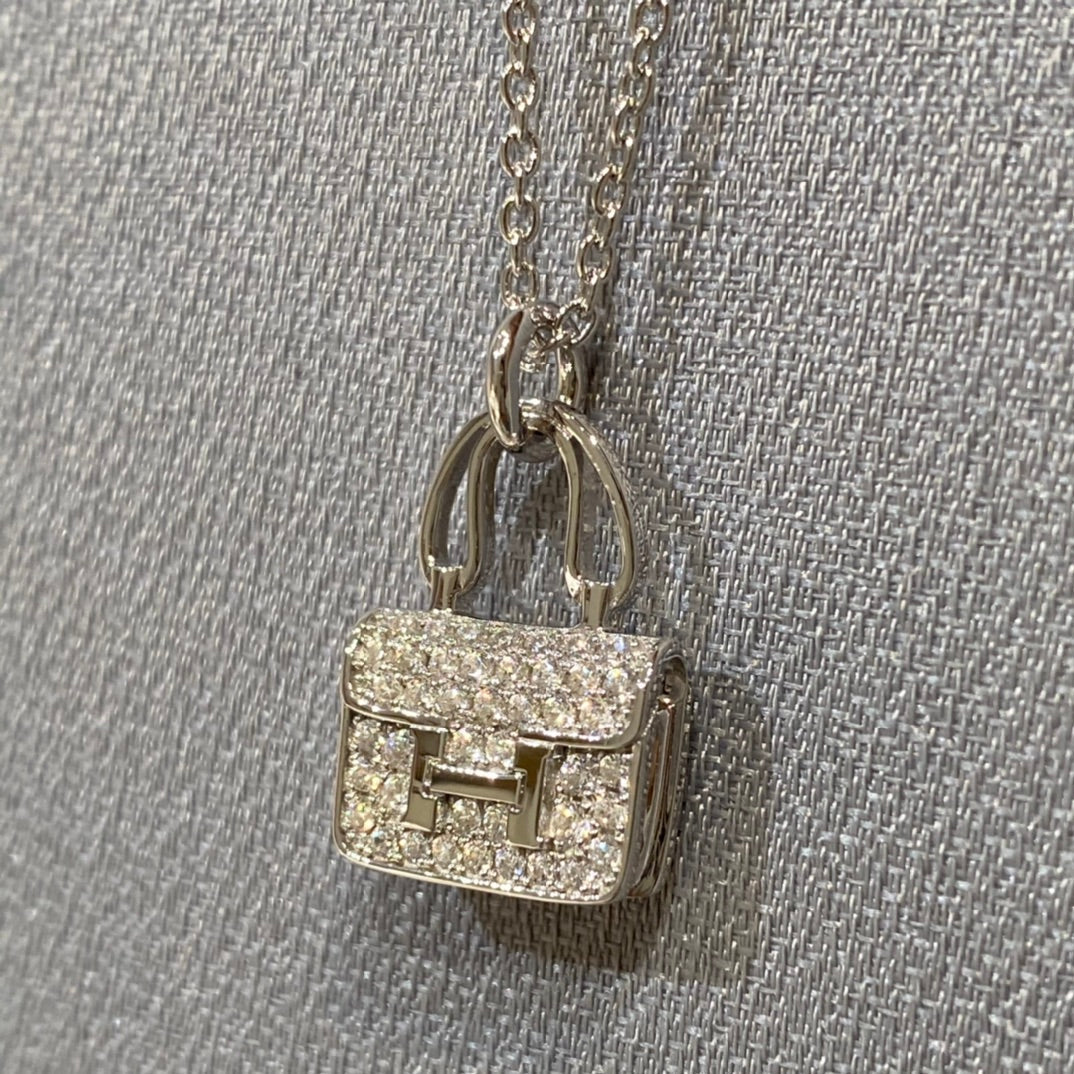 [Glow Jewelry]CONSTANCE PEDANT DIAMOND NECKLACE