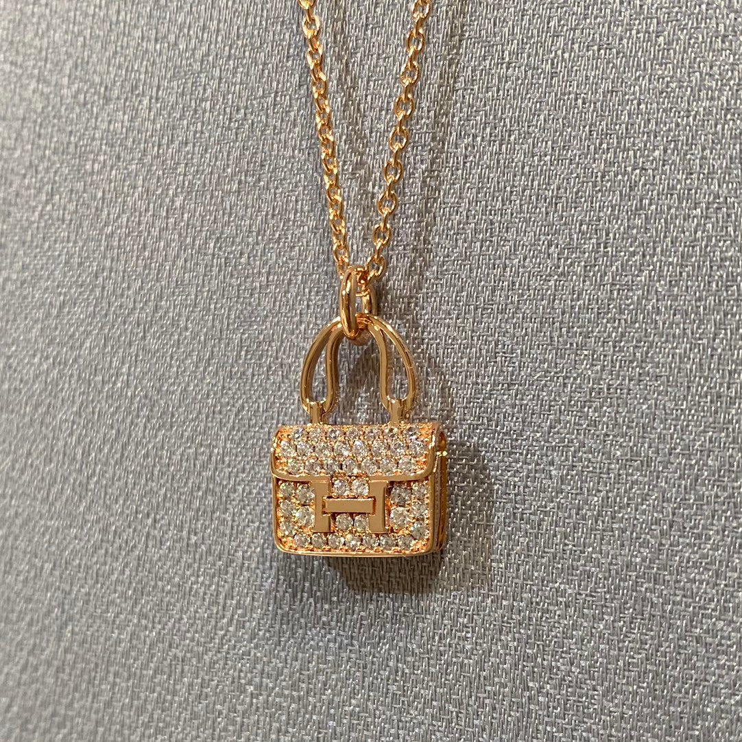 ¡®Glow Jewelry¡¯CONSTANCE PEDANT DIAMOND NECKLACE