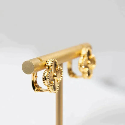 ¡®Glow Jewelry¡¯CLOVER MEDIUM 1 MOTIFS LASER EARRINGS