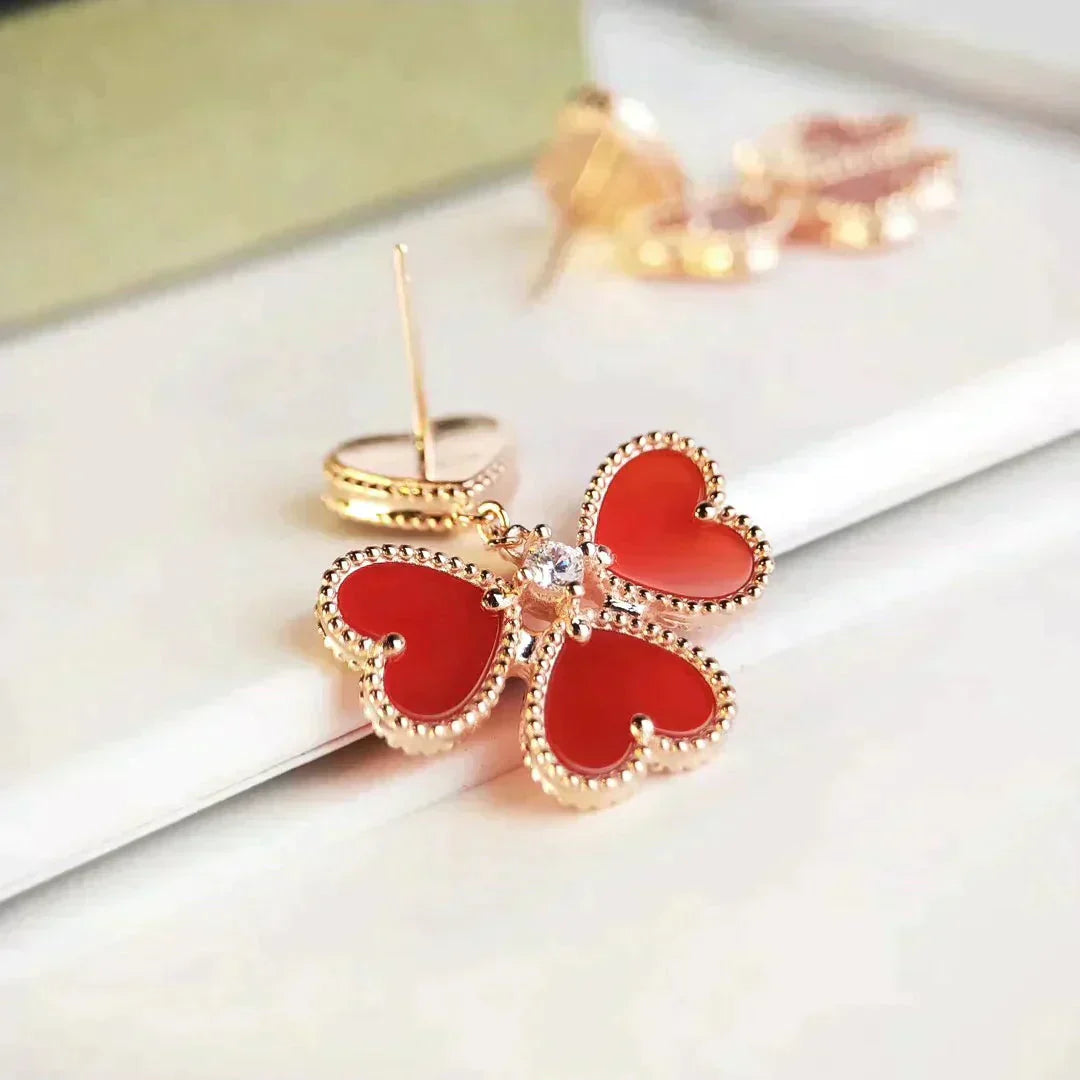 ¡®Glow Jewelry¡¯SWEET CLOVER CARNELIAN EARRINGS