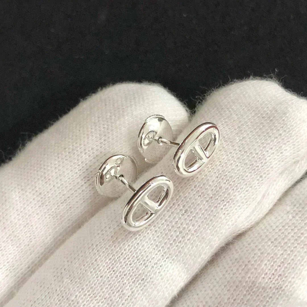 [Glow Jewelry]CHAINE SMALL EARRINGS GOLD AND SILVER