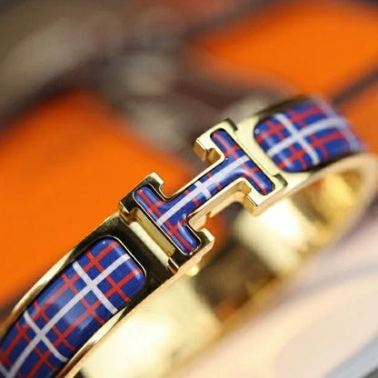 [Glow Jewelry]H TARTAN BRACELET 12MM