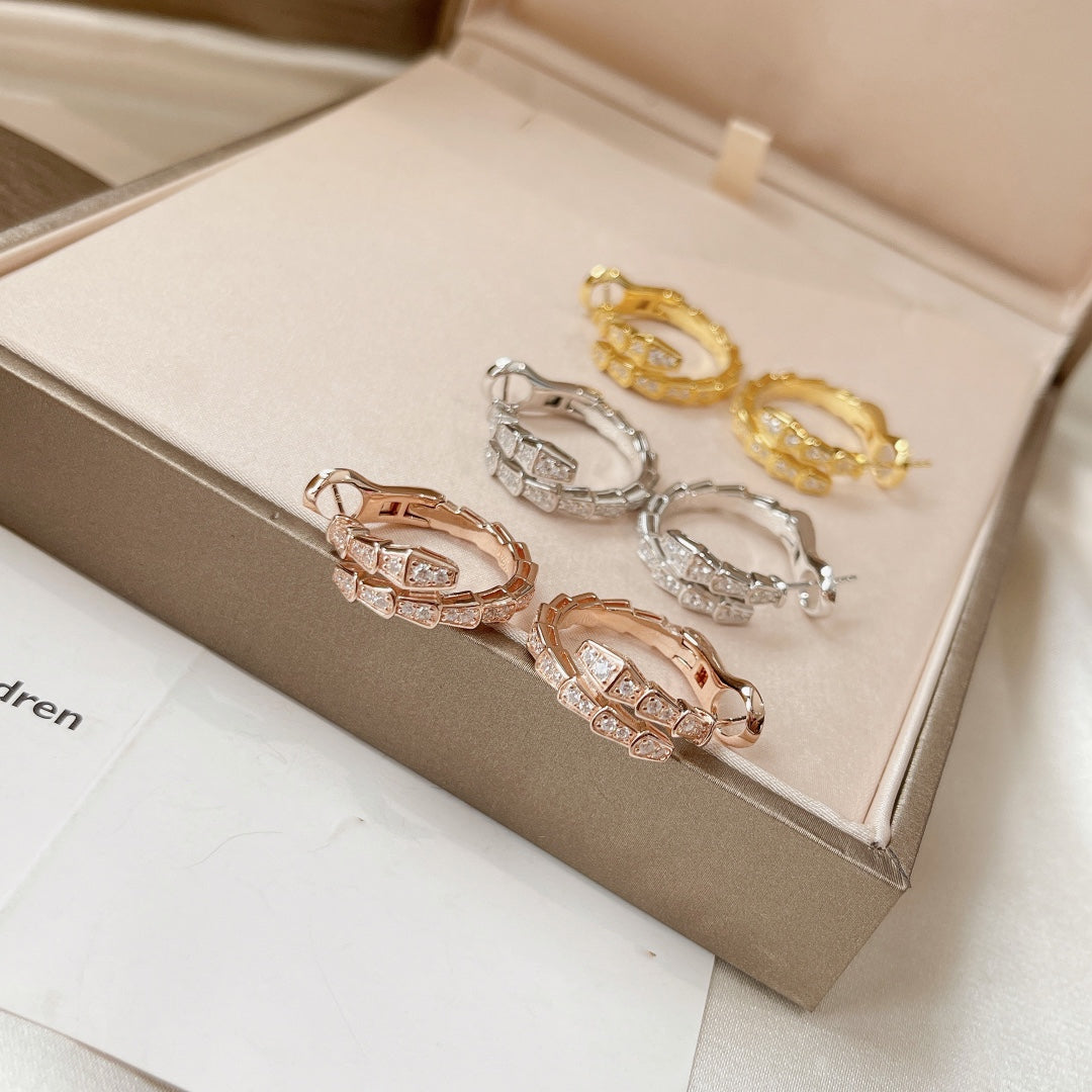 [Glow Jewelry]SERPENTI EARRINGS DIAMOND