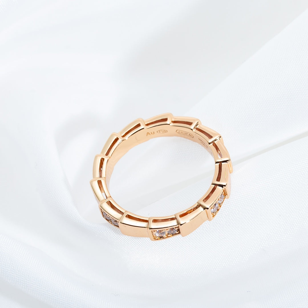 [Glow Jewelry]SERPENTI RING PINK GOLD  3MM