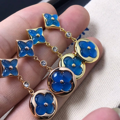 ¡®Glow Jewelry¡¯STAR AND SUN AGATE DIAMOND EARRINGS