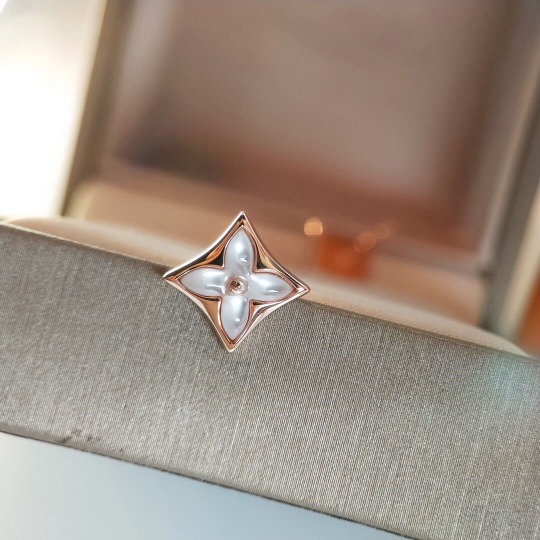 ¡®Glow Jewelry¡¯STAR MOP PINK GOLD EARRINGS