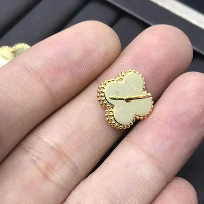 ¡®Glow Jewelry¡¯CLOVER MINI 9.5MM LASER EARRINGS