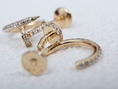 ¡®Glow Jewelry¡¯JUSTE EARRINGS 12.75MM PINK GOLD DIAMOND