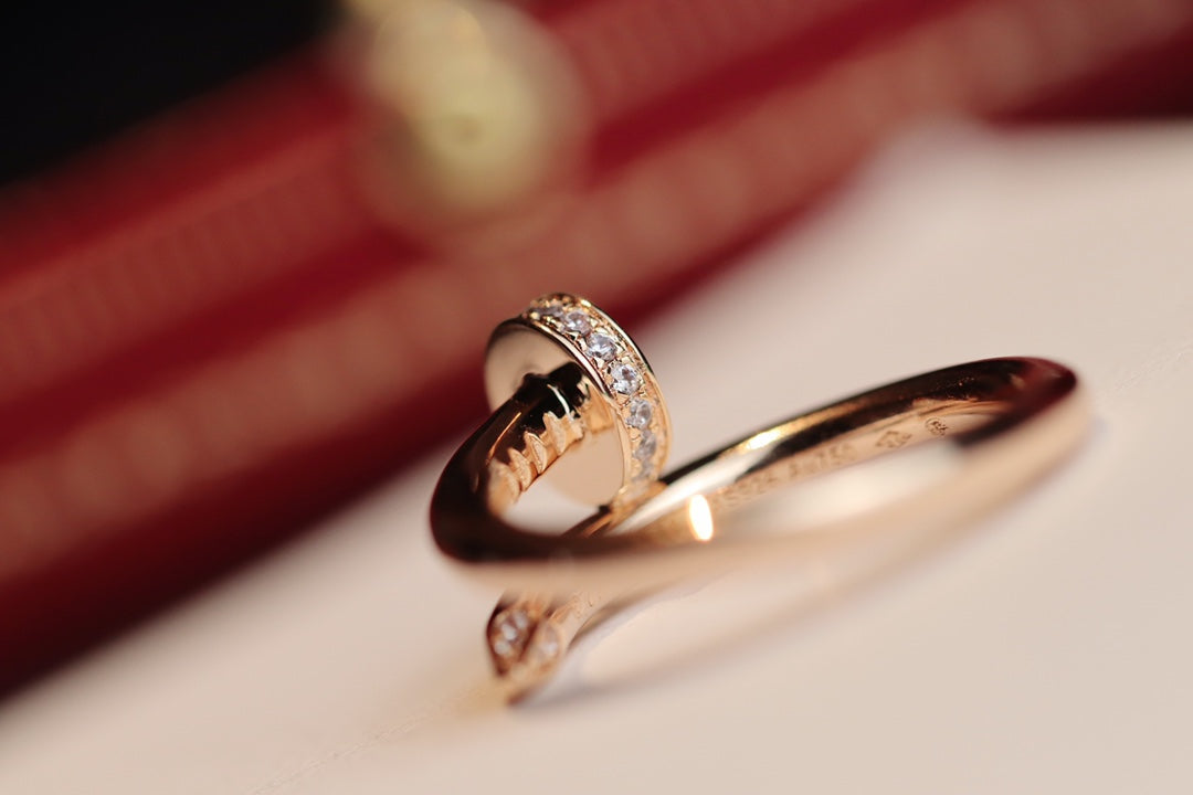 ¡®Glow Jewelry¡¯JUSTE RING 2.65MM PINK GOLD DIAMOND