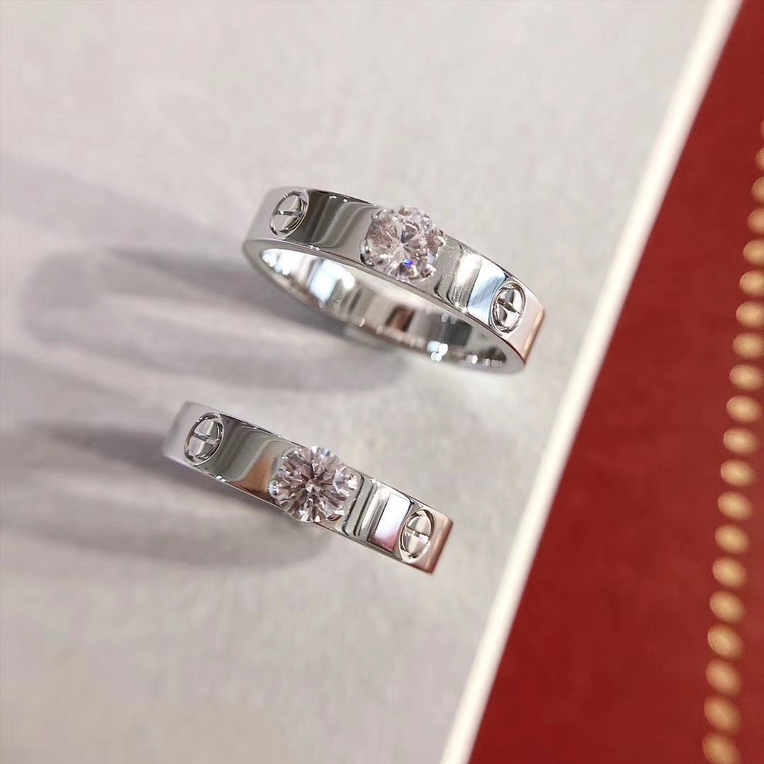 [Glow Jewelry]LOVE RING 3.6MM 1 BIG DIAMOND