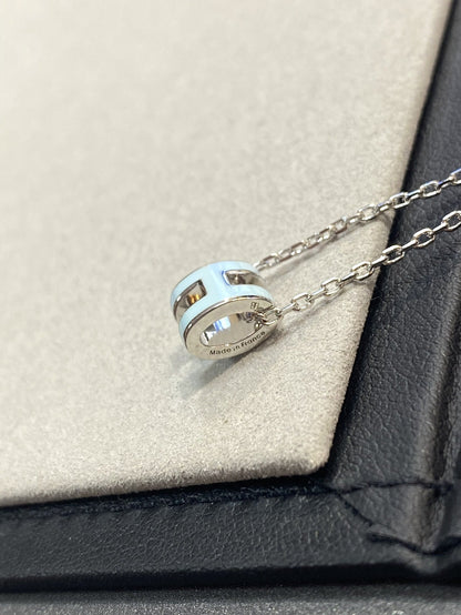 [Glow Jewelry]POP H LIGHT BLUE NECKLACE