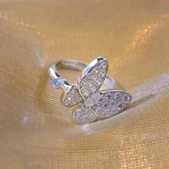 [Glow Jewelry]BUTTERFLY DIAMOND RING