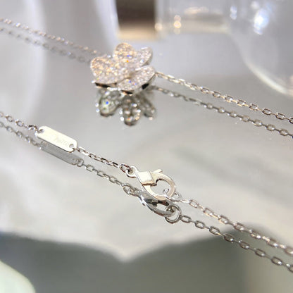 [Glow Jewelry]FLOWER DIAMOND NECKLACE