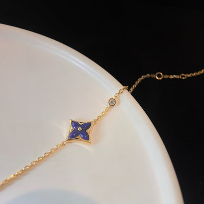 [Glow Jewelry]COLOR STAR PINK GOLD DIAMOND BRACELET
