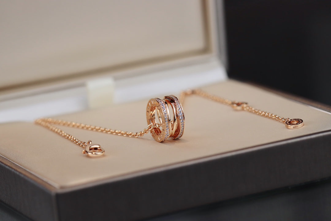[Glow Jewelry]ZERO 1 PINK GOLD NECKLACE